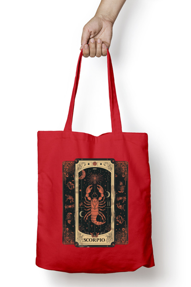 Scorpio Horoscope Zipper Tote Bag