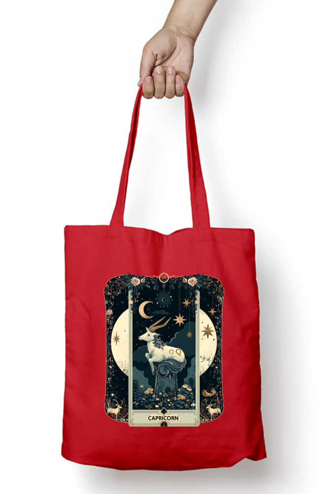 Capricorn Horoscope Zipper Tote Bag