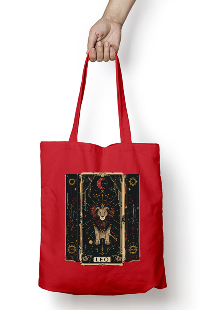 Leo Horoscope Zipper Tote Bag