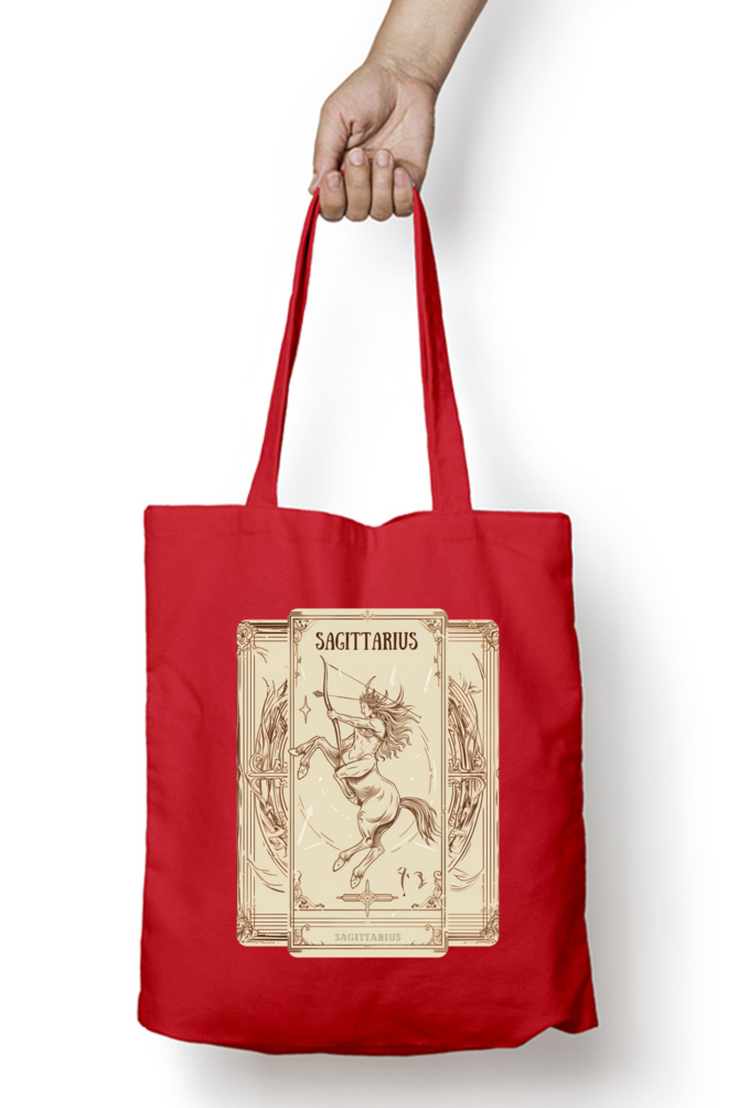 Sagittarius Horoscope Zipper Tote Bag