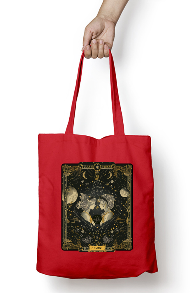 Gemini Horoscope Zipper Tote Bag