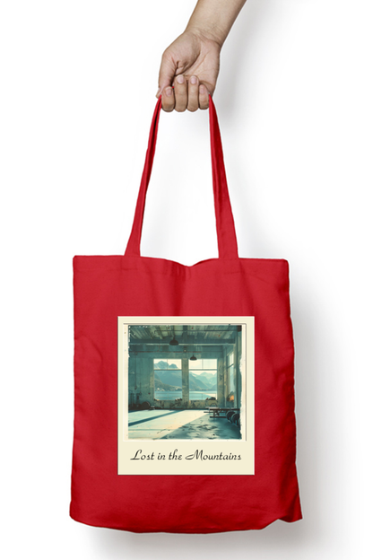 Lost in the Mountains - Zipper Tote Bag