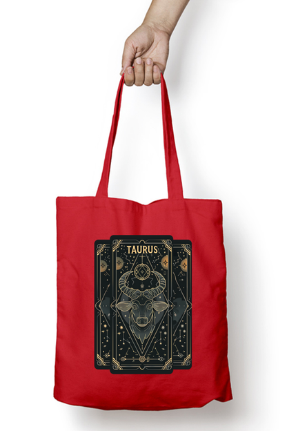 Taurus Horoscope Zipper Tote Bag