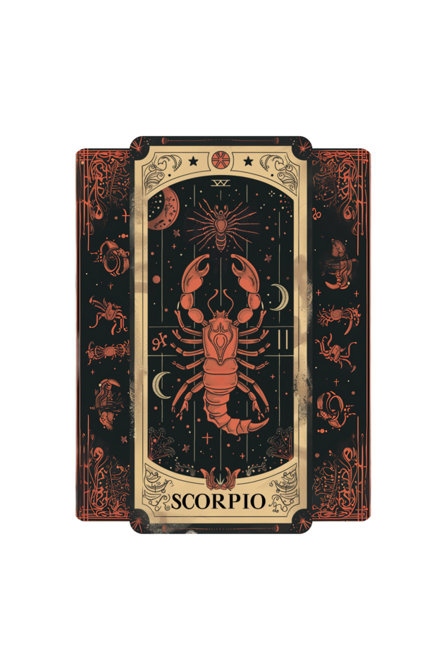 Scorpio Horoscope Zipper Tote Bag