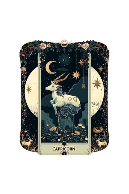 Capricorn Horoscope Zipper Tote Bag