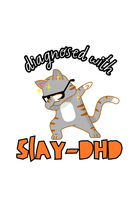 Diagnosed with Slay-DHD - Unisex Oversized Tee