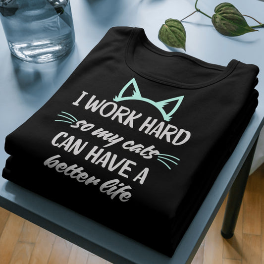 Hardworking Cat Parent Unisex Tee