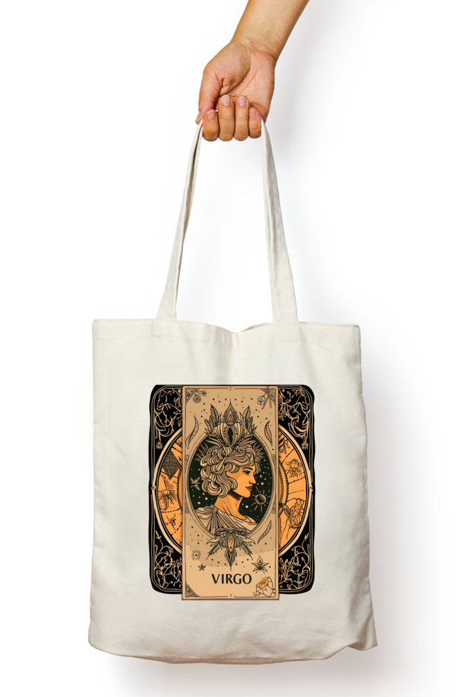 Virgo Horoscope Zipper Tote Bag