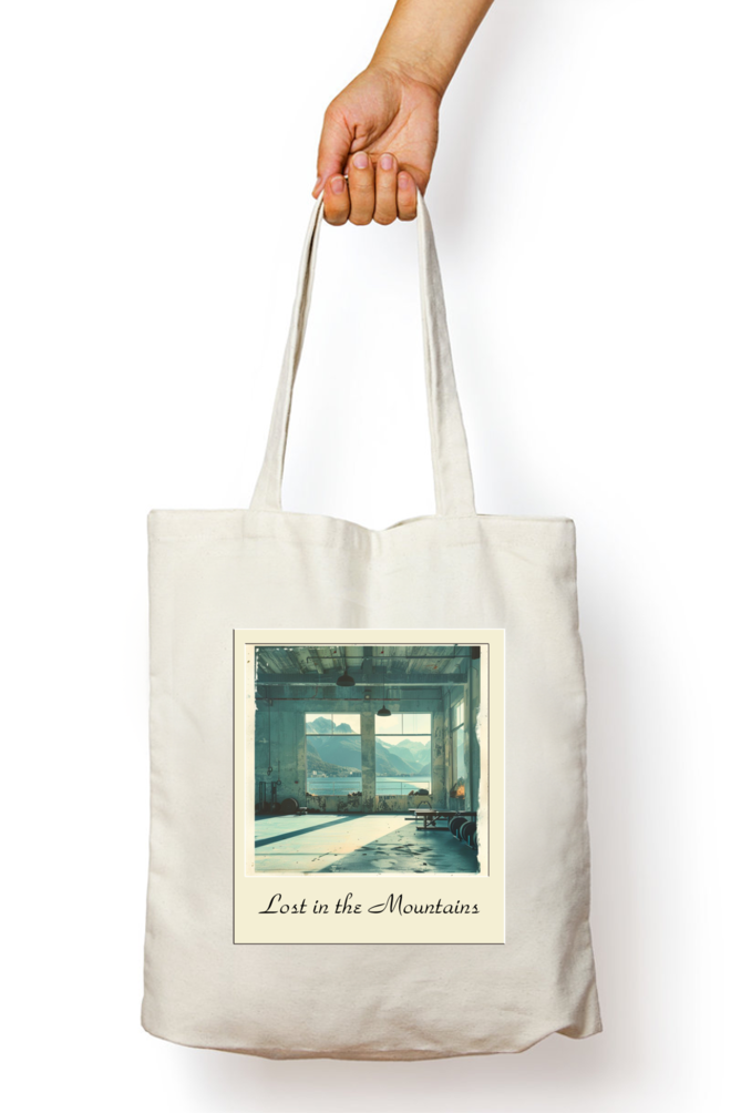 Lost in the Mountains - Zipper Tote Bag