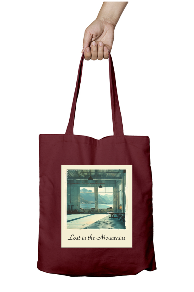 Lost in the Mountains - Zipper Tote Bag