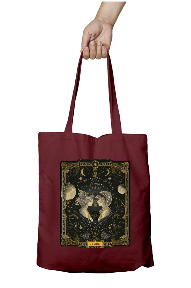 Gemini Horoscope Zipper Tote Bag