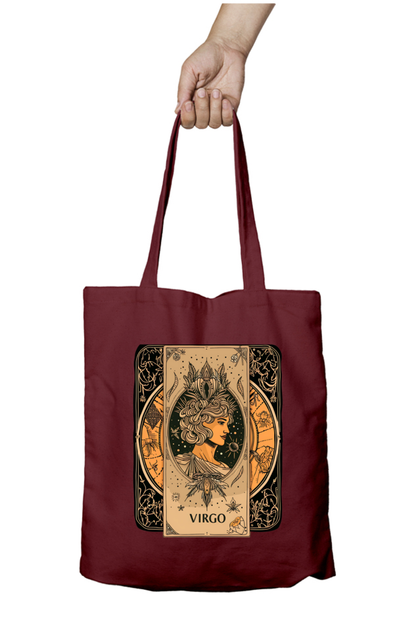 Virgo Horoscope Zipper Tote Bag