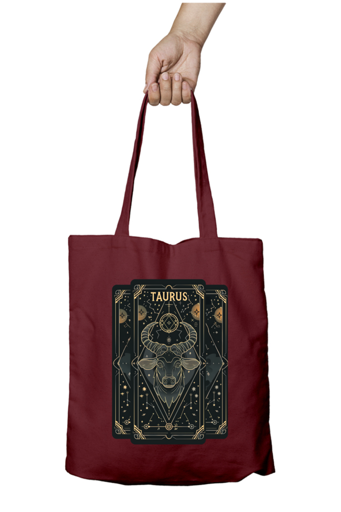 Taurus Horoscope Zipper Tote Bag