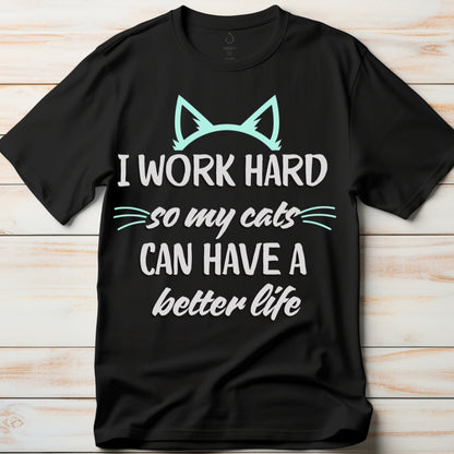 Hardworking Cat Parent Unisex Tee