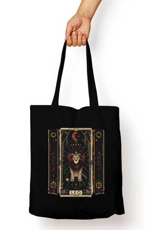 Leo Horoscope Zipper Tote Bag