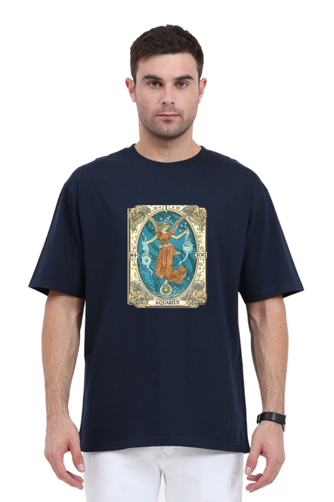 Aquarius Horoscope - Unisex Oversized Tee