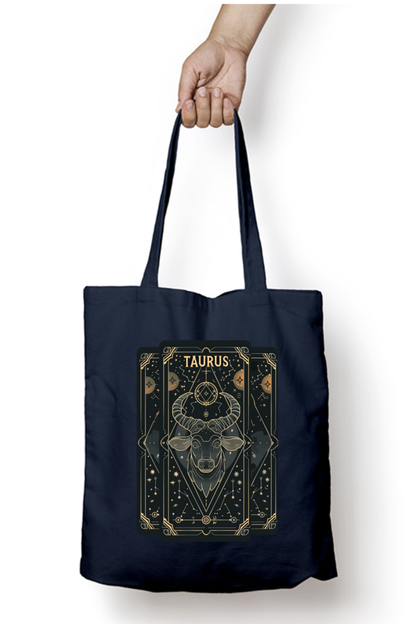 Taurus Horoscope Zipper Tote Bag