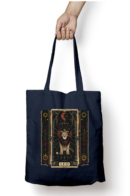 Leo Horoscope Zipper Tote Bag