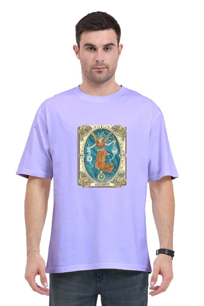 Aquarius Horoscope - Unisex Oversized Tee