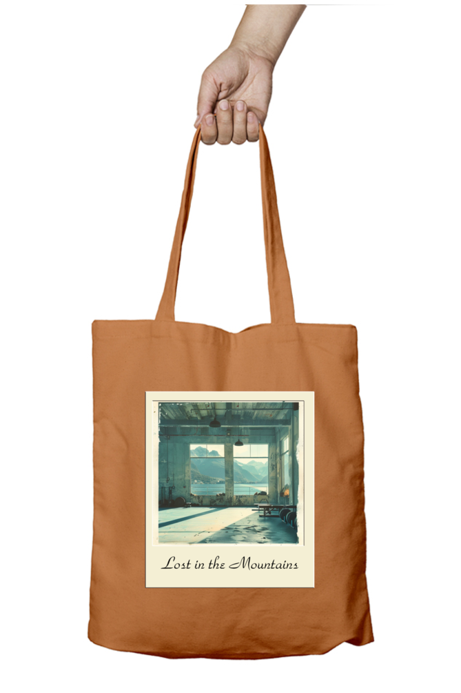 Lost in the Mountains - Zipper Tote Bag