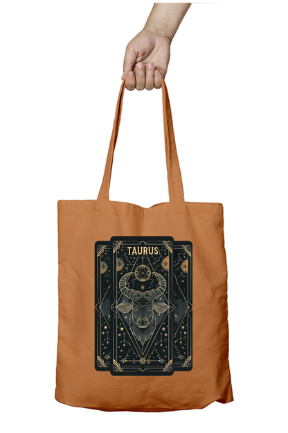 Taurus Horoscope Zipper Tote Bag