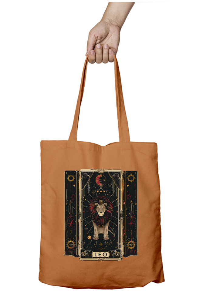 Leo Horoscope Zipper Tote Bag