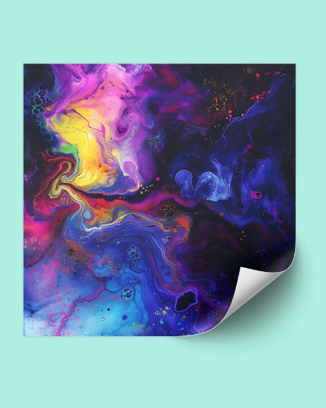 Abstract Art Sticker