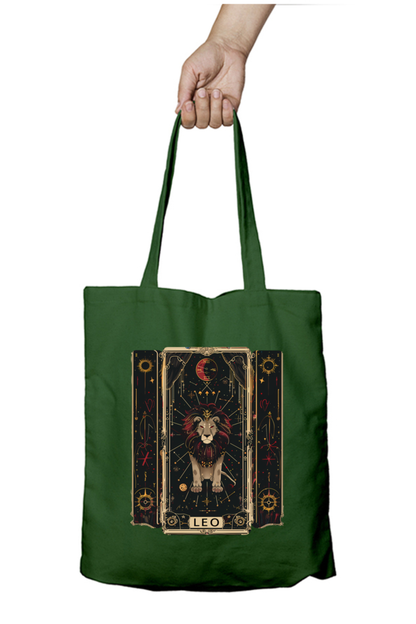 Leo Horoscope Zipper Tote Bag