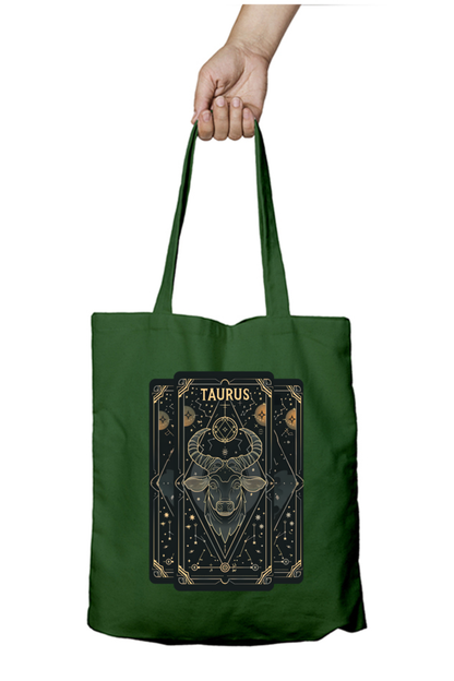 Taurus Horoscope Zipper Tote Bag