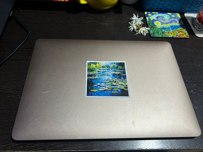 Monet's Water Lillies Sticker